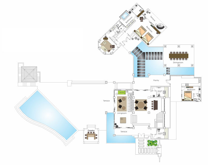 Royal Samabe Residence layout 1st floor