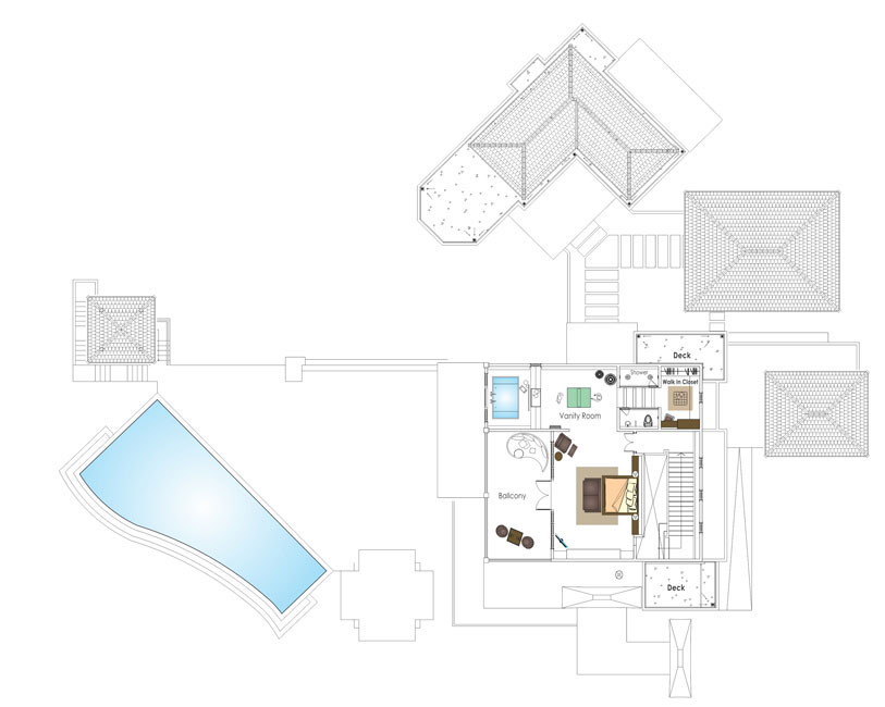 Royal Samabe Residence layout 2nd floor