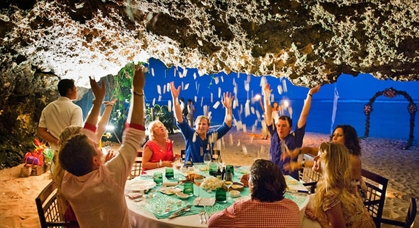 Private Bali Beach And Cave Events Bali Restaurant Bali Dining