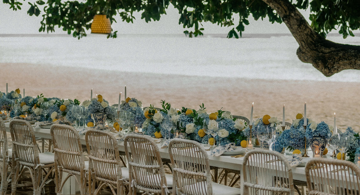 beach cave reception bali wedding