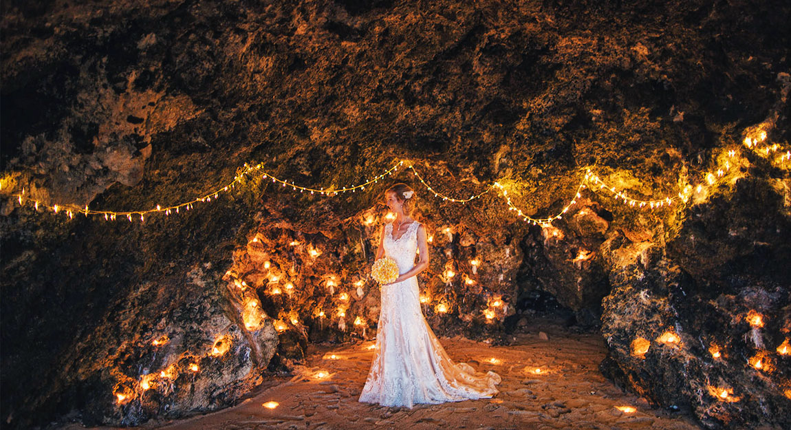 samabe cave wedding