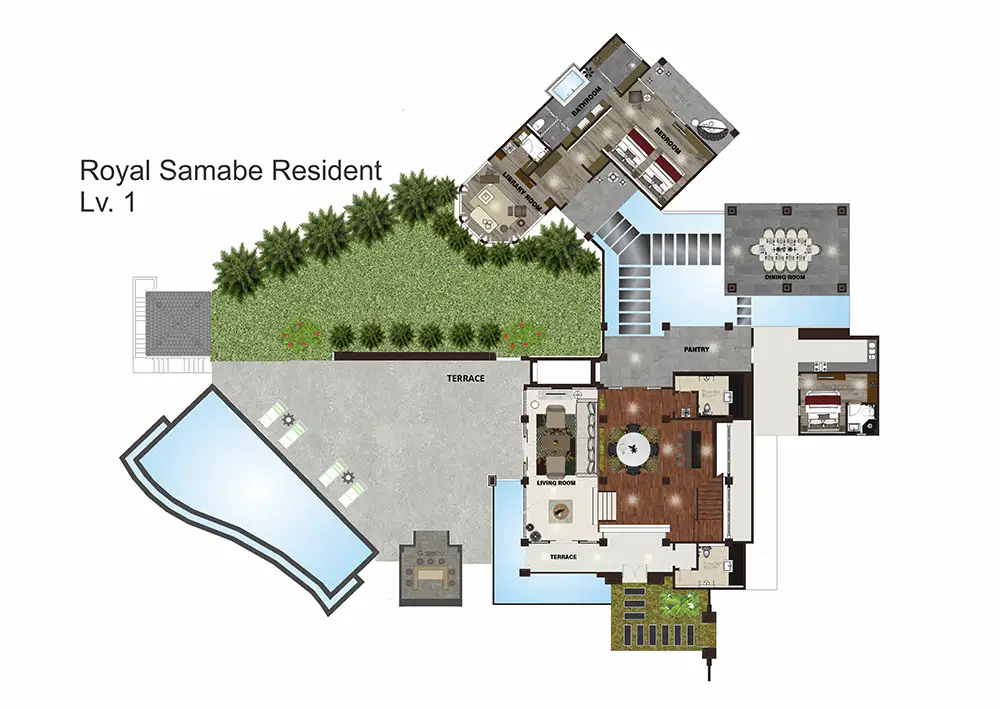 Royal Samabe Residence Layout