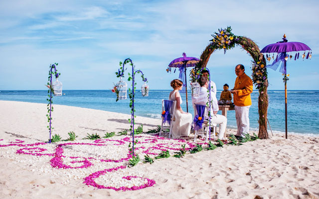 bali beach wedding