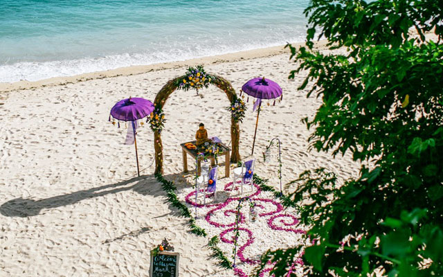 bali beach wedding