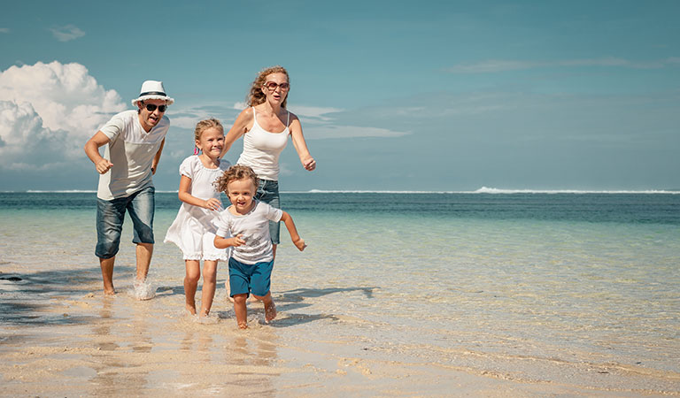 Family Beach BBQ
